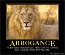 Arrogance Motivation Poster